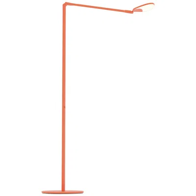 Koncept Splitty Matte Orange Modern Led Floor Lamp With Usb Port
