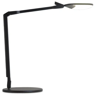 Koncept Splitty Reach (warm Light) (matte Black) Desk Lamp W/ Desk Base