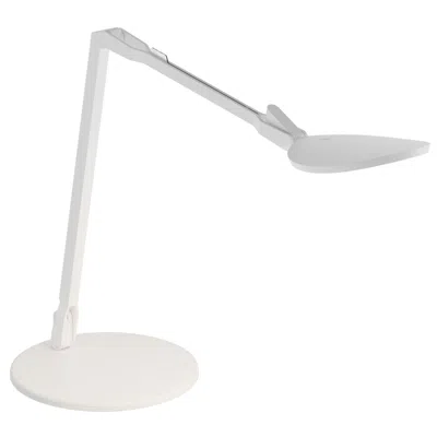 Koncept Splitty Reach (warm Light) (matte White) Desk Lamp, Desk Base