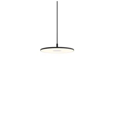 Koncept Yurei 14" Wide Black Finish No Shade Single Led Pendant Light