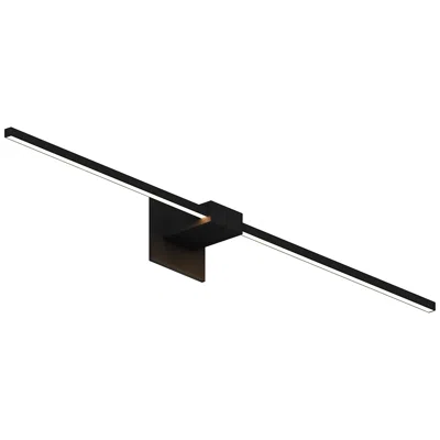 Koncept Z-bar 36" Wide Matte Black Led Wall Sconce/bath Light