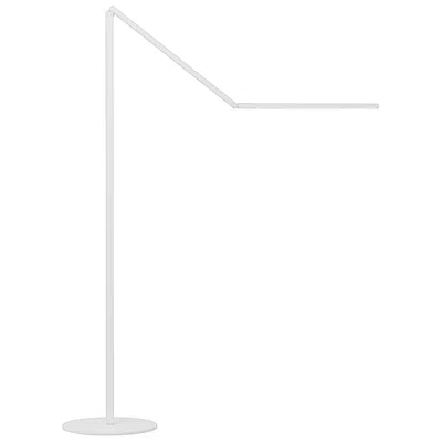 Koncept Z-bar Gen 4 Adjustable Arm Matte White Modern Led Floor Lamp