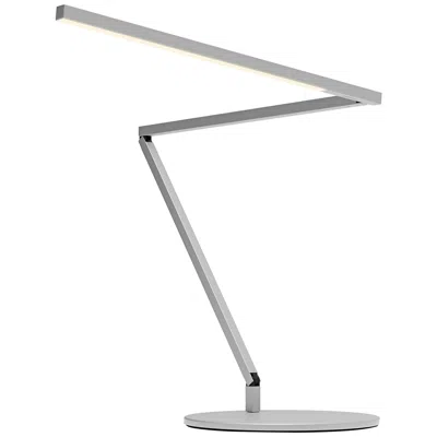 Koncept Z-bar Gen-4 Silver Adjustable 16" Led Modern Desk Lamp