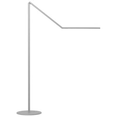 Koncept Z-bar Led Floor Lamp Gen 4 Silver Finish