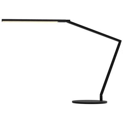Koncept Z-bar Pro Led Desk Lamp Gen 4 (matte Black) With Desk Base