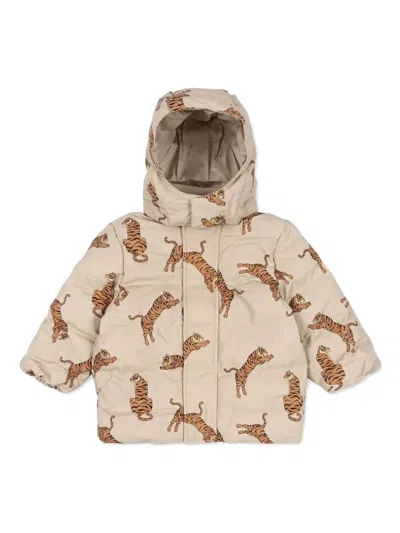 Konges Sløjd Kids' Ace Rain Jacket In Neutrals