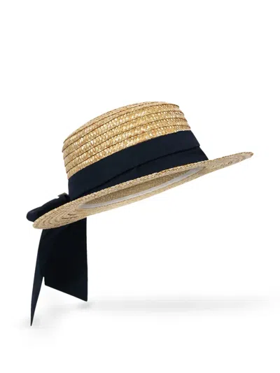 Konges Sløjd Kids' Allie Sailor Hat In Brown