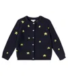 Konges Sløjd Belou Wool-blend Cardigan In Blue