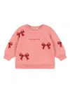 Konges Sløjd Bow Embroidered Top In Pink