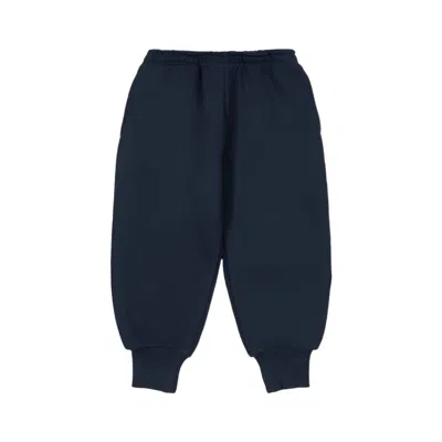 Konges Sløjd Kids' Boy's Loupy Lou Sweatpants In Blue In Black