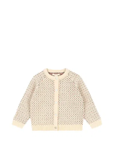 Konges Sløjd Kids' Button-up Cardigan In Gray