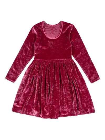 Konges Sløjd Kids' Carlito Dress In Red