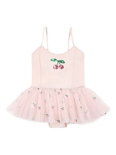 Konges Sløjd Babies' Cherry-embroidered Dress