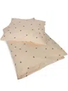 Konges Sløjd Cherry-embroidery Duvet Cover In Neutrals