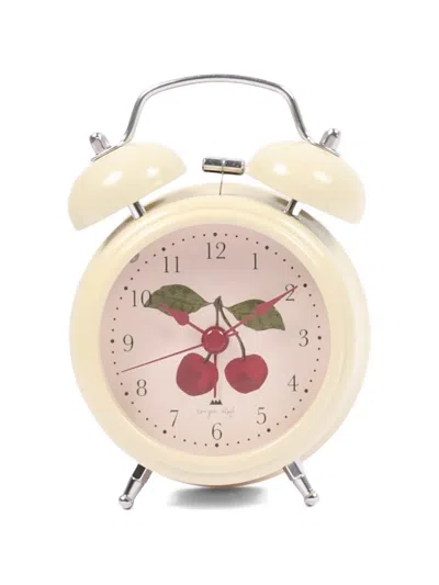 Konges Sløjd Cherry-print Alarm Clock In Neutral