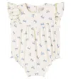 Konges Sløjd Coco Printed Cotton Playsuit In White
