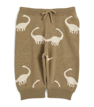 Konges Sløjd Cotton Dinosaur-print Trousers (3 Months-4 Years) In Multi