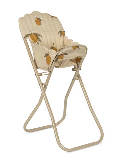Konges Sløjd Kids' Doll High Chair In Neutrals
