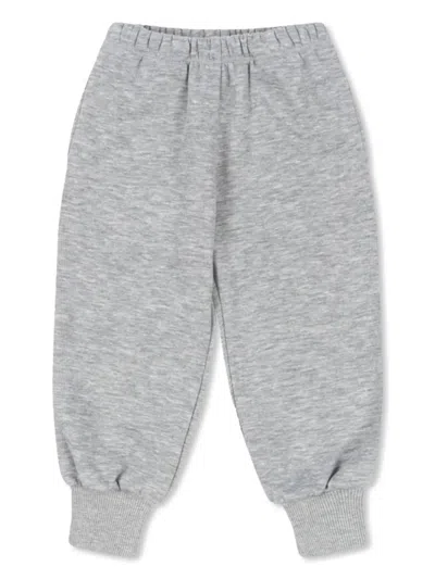 Konges Sløjd Babies' Elasticated-waist Track Pants In Grey