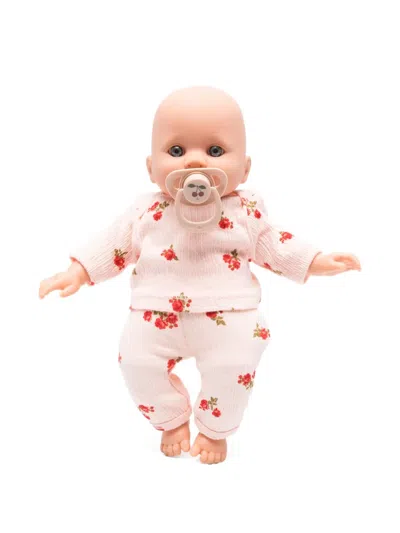 Konges Sløjd Kids' Elisa Rose-print Baby Doll In Neutral