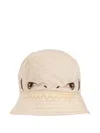 Konges Sløjd Embroidered Bucket Hat In Neutrals