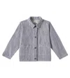 Konges Sløjd Fender Striped Cotton Twill Jacket In Naval Stripe