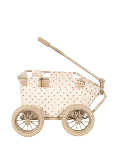 Konges Sløjd Floral-print Baby Stroller In Neutral