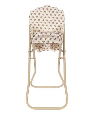 Konges Sløjd Floral-print Doll Chair In Neutral