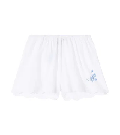 Konges Sløjd Kids' 花卉荷叶边棉质短裤