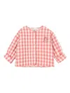 Konges Sløjd Gingham-print Jacket In Pink