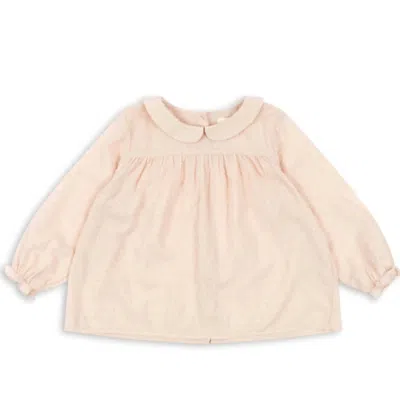 Konges Sløjd Kids' Girl's Priya Blouse In Blush In Gold