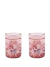 Konges Sløjd Glitter Cups (set Of Two) In Pink