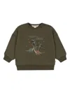 Konges Sløjd Graphic Print Sweatshirt In Green