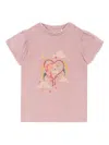 Konges Sløjd Graphic-print T-shirt In 粉色