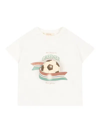Konges Sløjd Babies' Graphic-print T-shirt In 白色