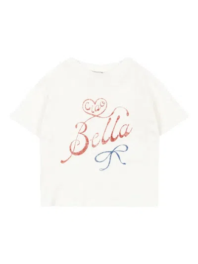 Konges Sløjd Babies' Graphic Print T-shirt In White