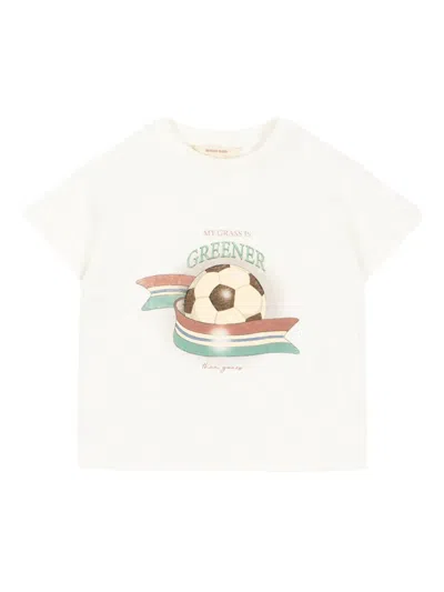 Konges Sløjd Kids' Graphic Print T-shirt In White