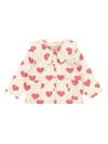 Konges Sløjd Heart-print Jacket In Neutrals