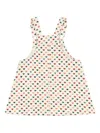 Konges Sløjd Heart-print Pinafore Dress In Neutral