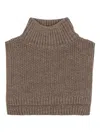 Konges Sløjd High-neck Top In Brown
