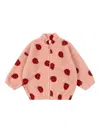 Konges Sløjd Jody Ladybug Teddy Jacket In Pink