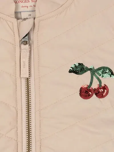 Konges Sløjd Kids' Juna Bomber Jacket In Neutral