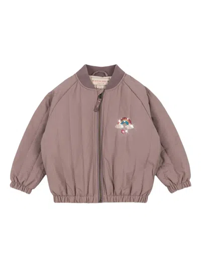 Konges Sløjd Babies' Juno Bomber Jacket In Gray