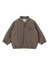 Konges Sløjd Juno Quilted Bomber Jacket In Brown