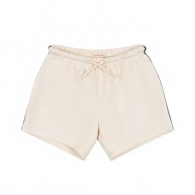 Konges Sløjd Kid's Florian Shorts In Antique White In Gray