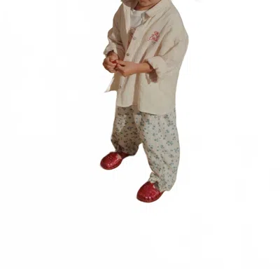 Konges Sløjd Kids Bella Shirt In Beige In Neutral