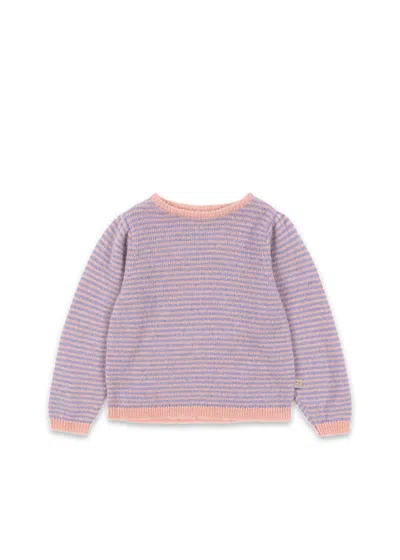 Konges Sløjd Kids' Berle Knit Sweater In Pink/purple
