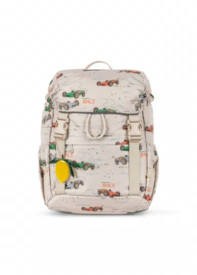Konges Sløjd Kids Clover School Bag In Grand Prix In Multi