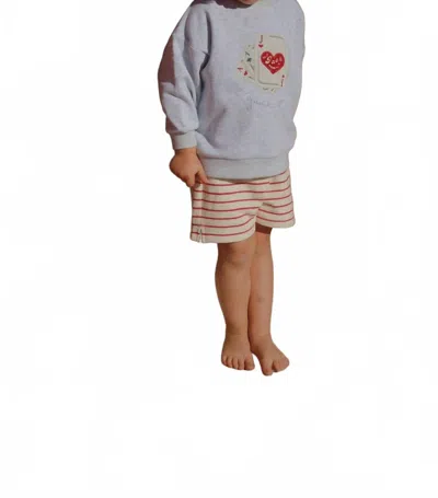 Konges Sløjd Kids Jack Sweatshirt In Grey In Gray