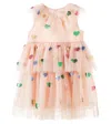 Konges Sløjd Konges Slojd Sequined Tulle Dress In Pink